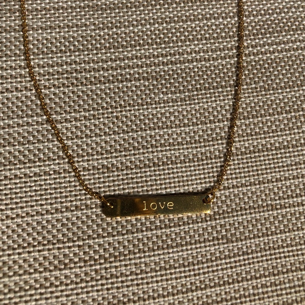 Jook And Nona “love” necklace